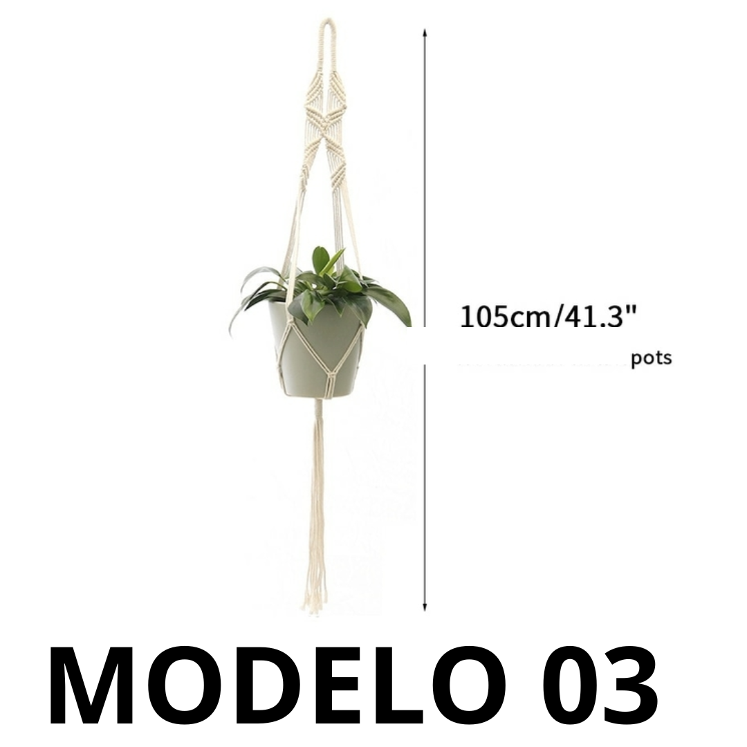 Pendente Planta Jardim Corda de Vasos